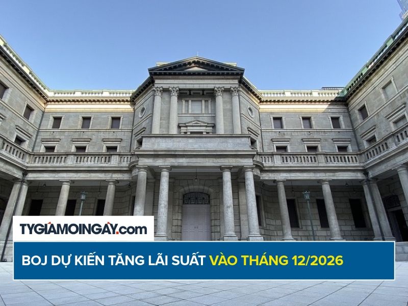 BOJ dự kiến tăng lãi suất lên 1,50% vào tháng 12 