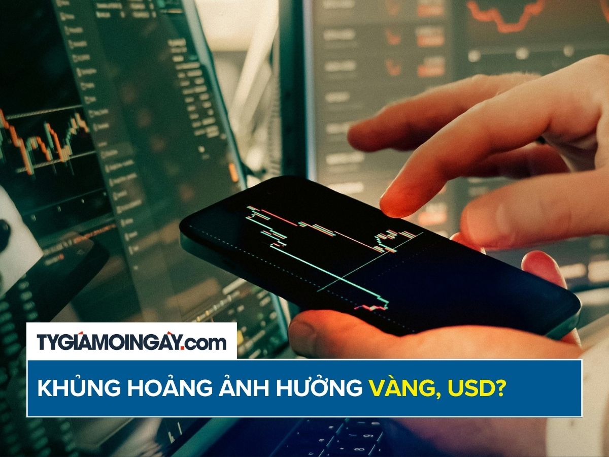 Chiến tranh, khủng hoảng kinh tế ảnh hưởng thế nào đến giá vàng và đô la?