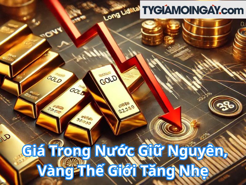 Giá Trong Nước Giữ Nguyên, Vàng Thế Giới Tăng Nhẹ