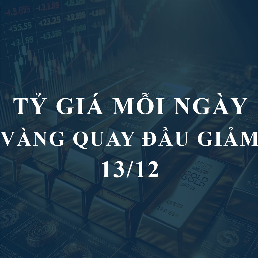 Giá vàng hôm nay (13-12): Quay đầu giảm mạnh, trượt ngưỡng 2.700 USD/ounce