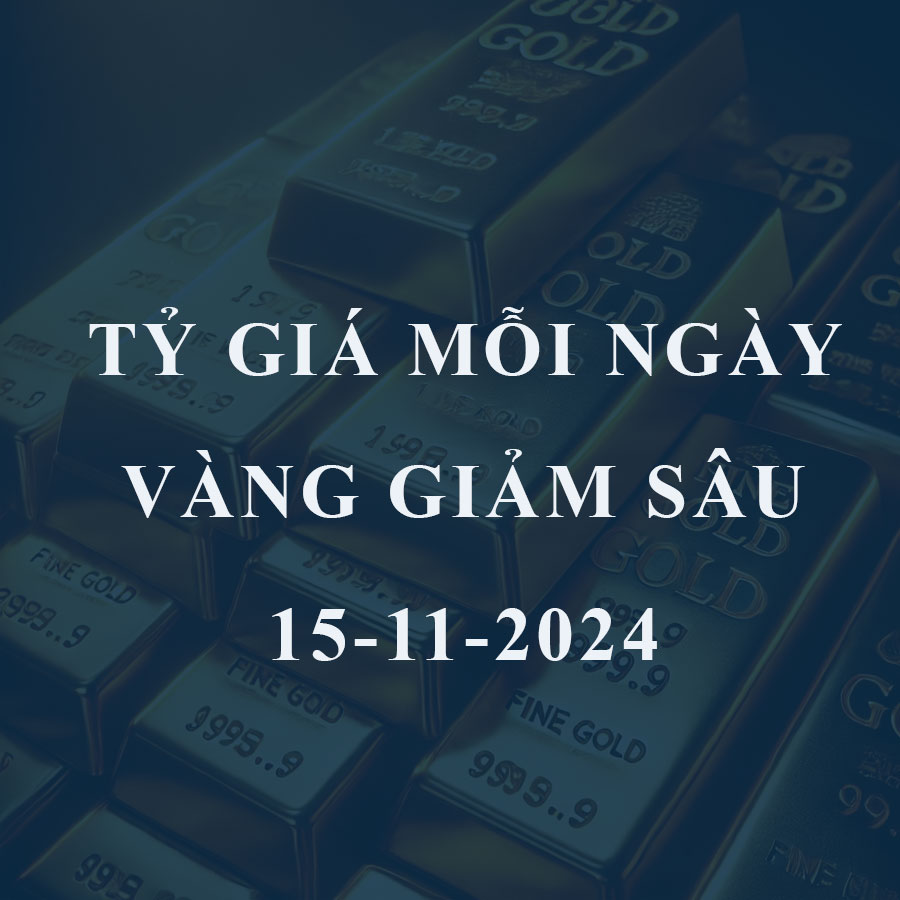 Giá vàng hôm nay (15-11): Dấu hiệu giảm sâu, thị trường biến động mạnh