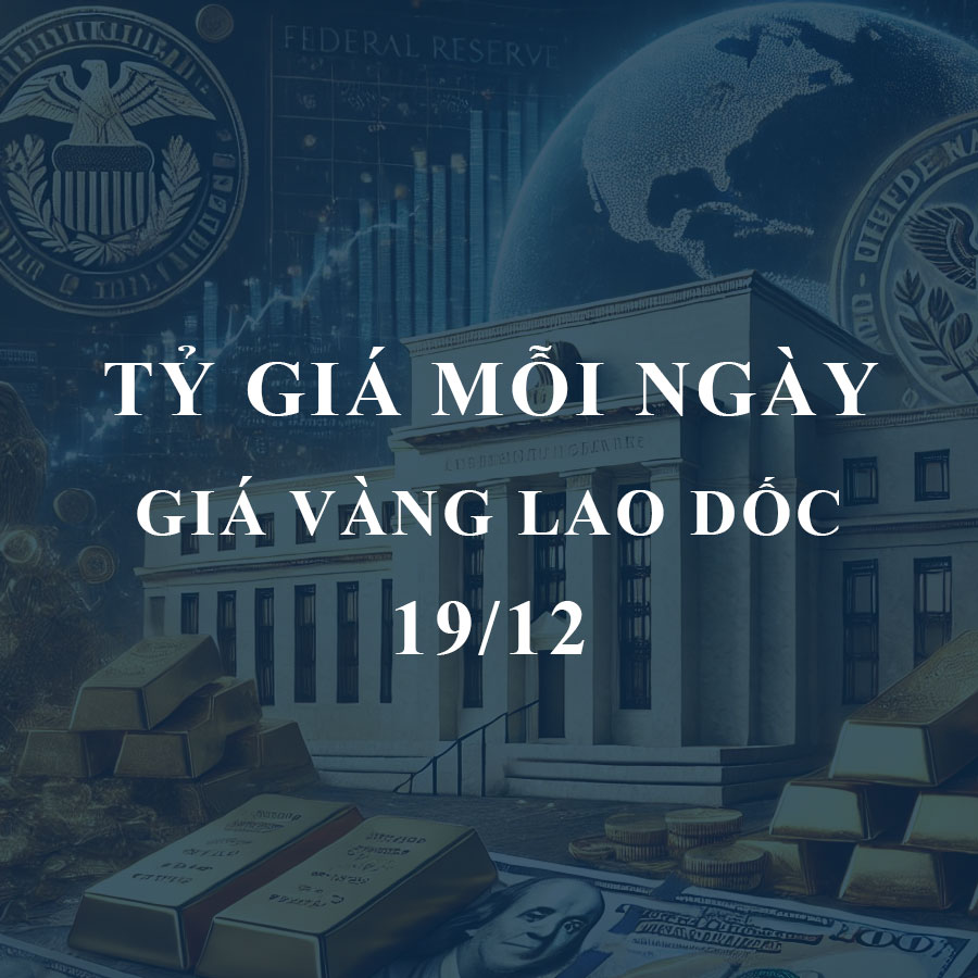 Giá vàng hôm nay (19-12): Lao dốc gần 2 triệu đồng