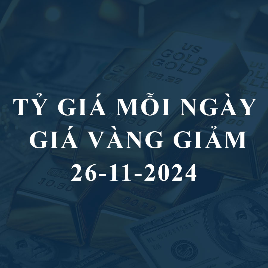 Giá vàng hôm nay (26/11): Giảm mạnh tới 2,5 triệu đồng