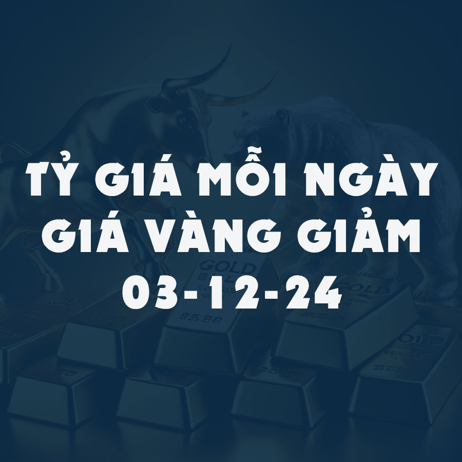 Giá vàng hôm nay 3/12: Đồng loạt giảm mạnh theo xu hướng thế giới