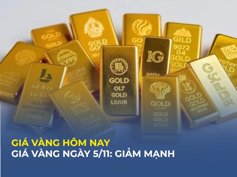 Giá vàng hôm nay (5/11) như thế nào?