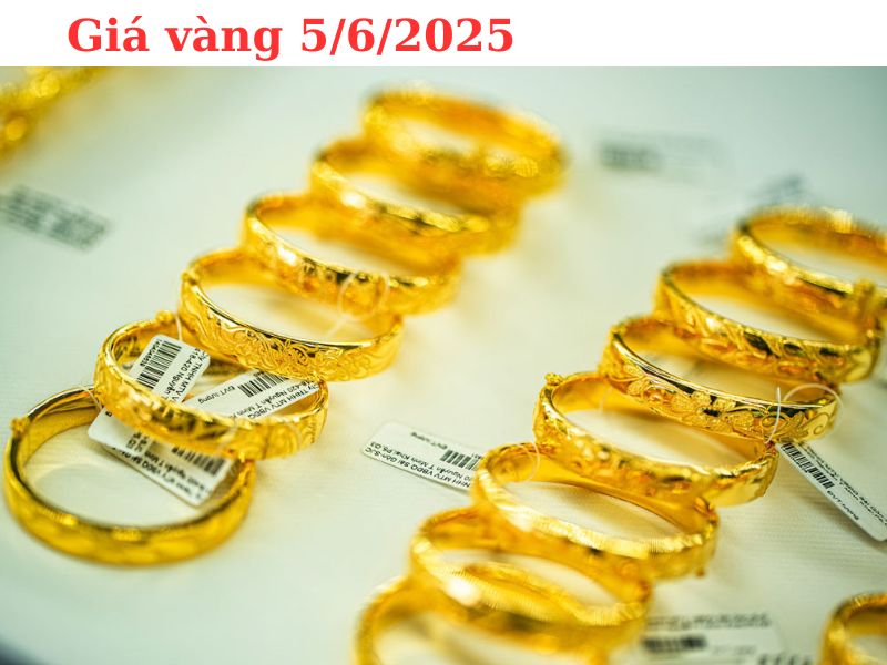 Giá vàng hôm nay 5/6: có sự chênh lệch vàng miếng