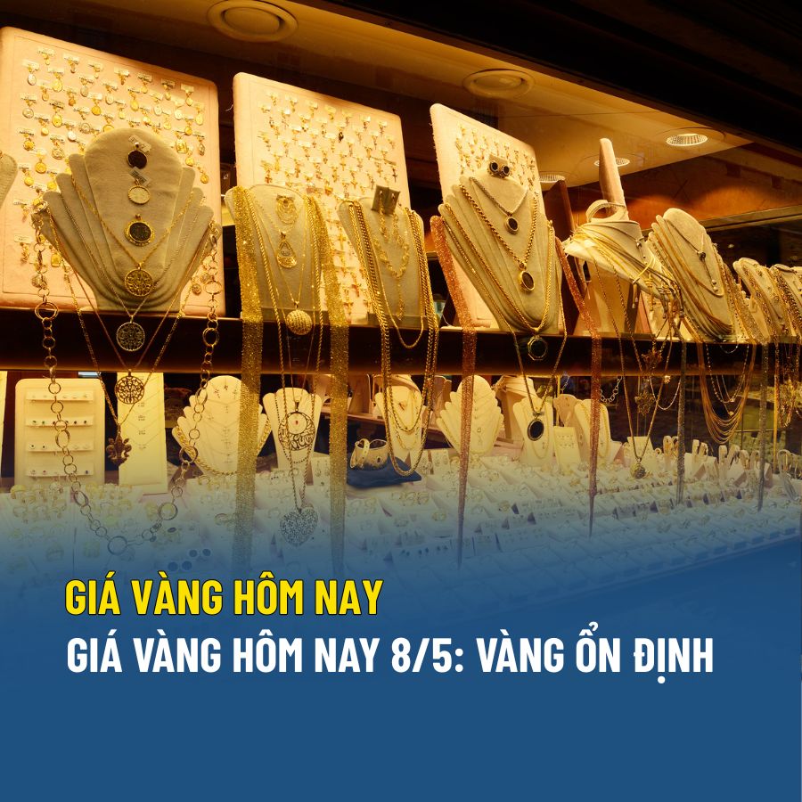 Giá vàng hôm nay 8/5: Giá vàng thế giới “lao dốc”