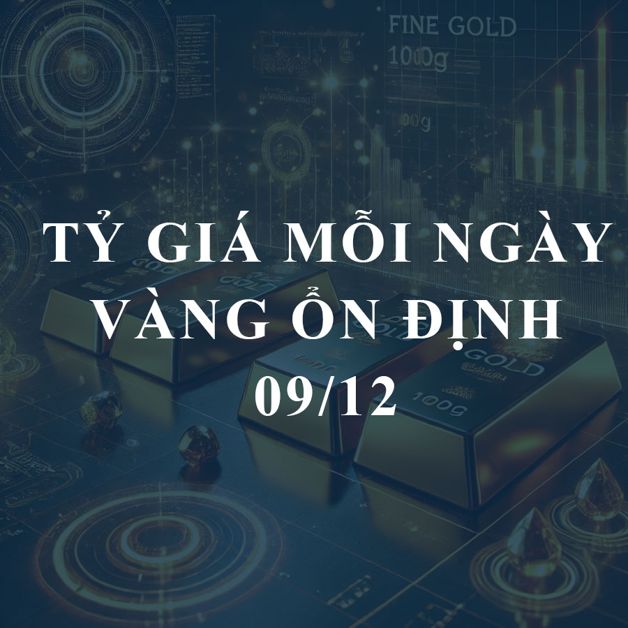 Giá vàng hôm nay (9-12): Dự báo tiếp tục củng cố