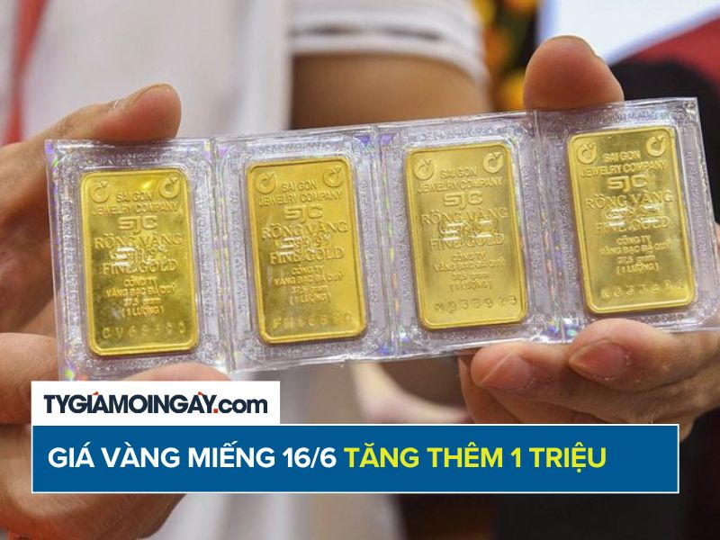 Giá vàng miếng hôm nay tăng thêm 1 triệu đồng, chạm mốc 151,5 triệu đồng/lượng