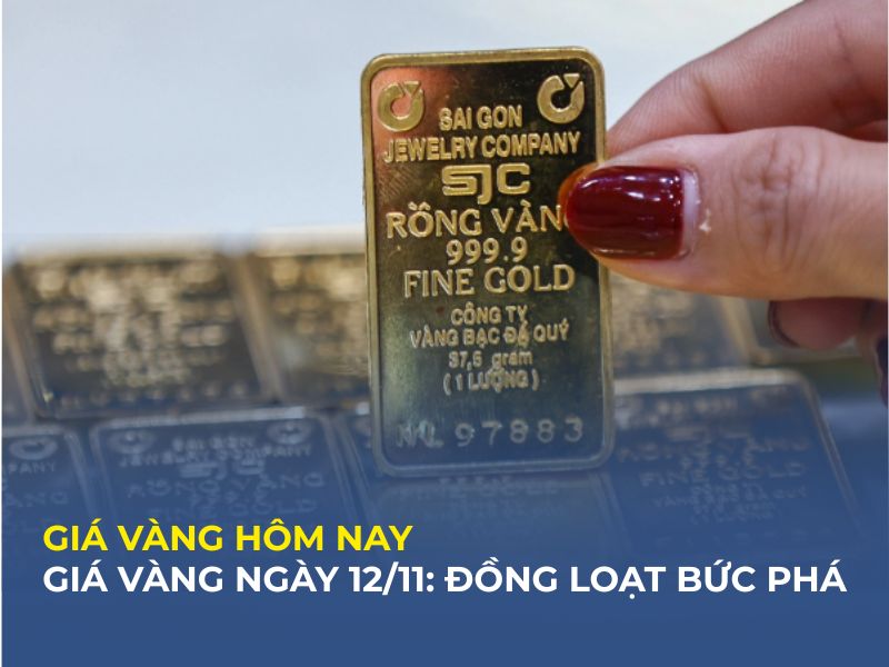 Giá vàng trong nước và quốc tế đồng loạt bứt phá