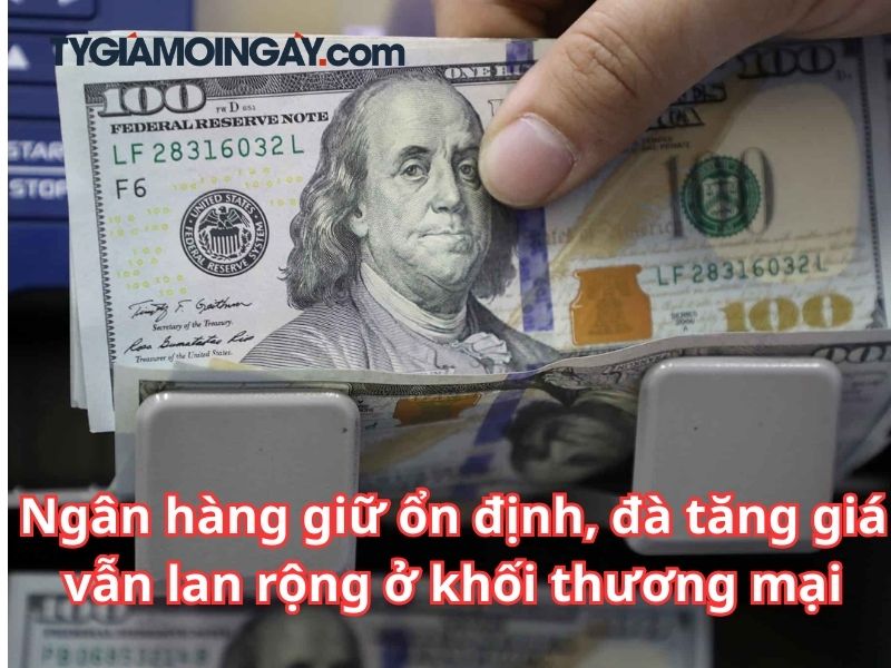Ngân hàng giữ ổn định, đà tăng giá vẫn lan rộng ở khối thương mại