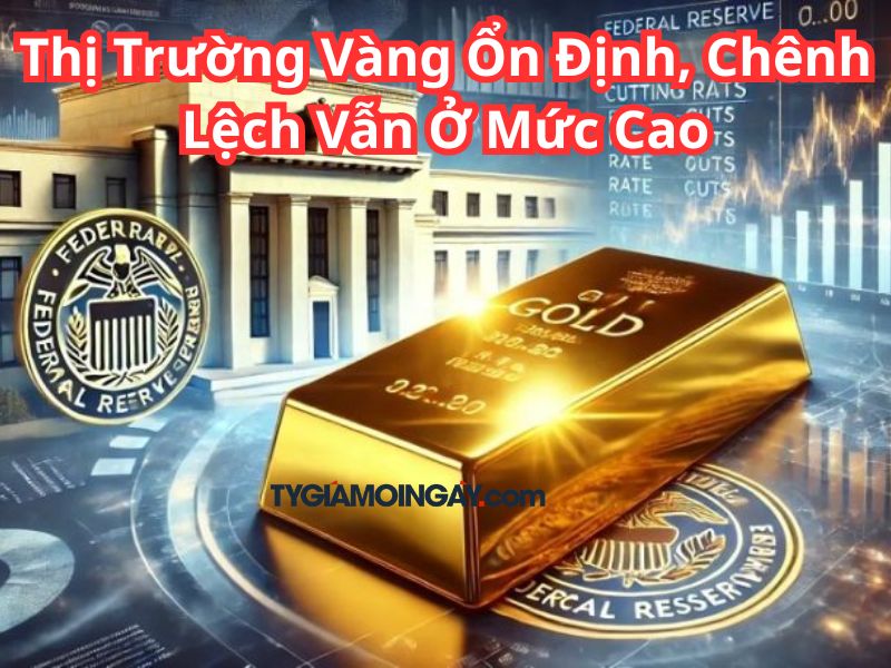 Thị Trường Vàng Ổn Định, Chênh Lệch Vẫn Ở Mức Cao