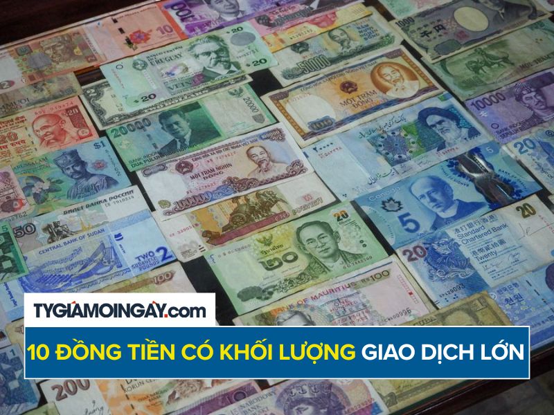 Top 10 Đồng Tiền Có Khối Lượng Giao Dịch Lớn Nhất Thế Giới