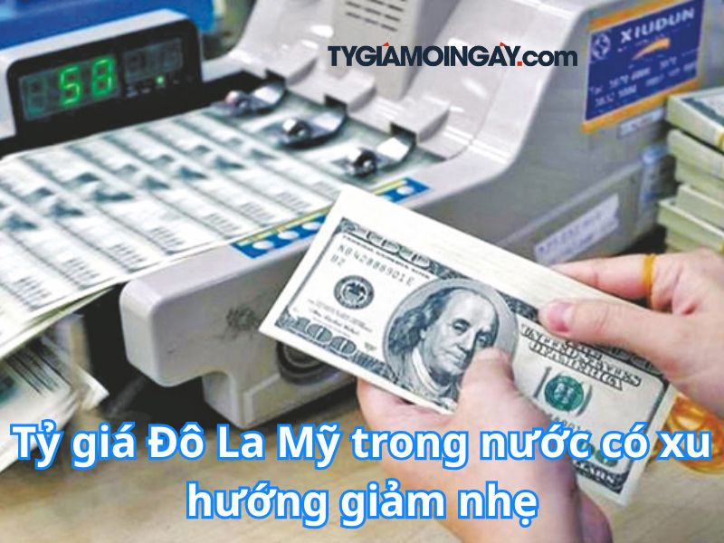 Tỷ giá Đô La Mỹ trong nước có xu hướng giảm nhẹ tại các ngân hàng và phục hồi tạm thời sau chuỗi biến động