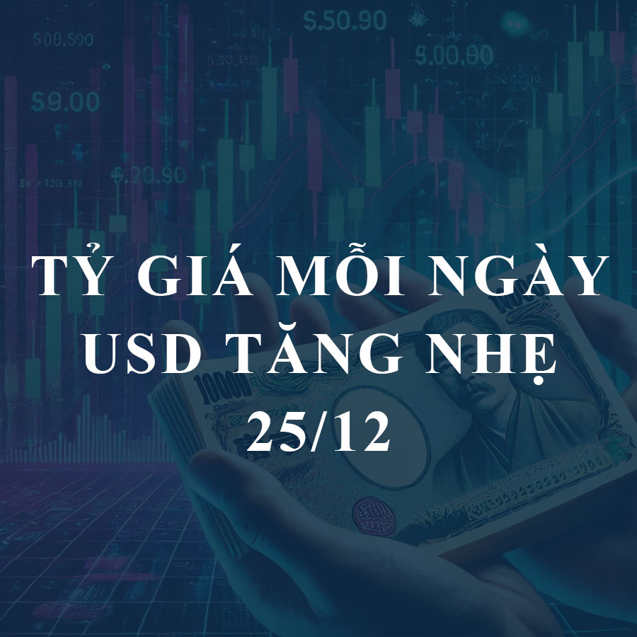 Tỷ Giá Hôm Nay (25/12): USD Tăng Nhẹ, “Chợ Đen” Quay Đầu Giảm Mạnh