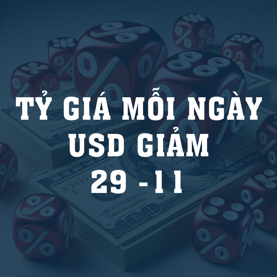 Tỷ Giá Hôm Nay 29/11: USD Ngân Hàng Giảm, Chợ Đen Tiếp Tục Tăng