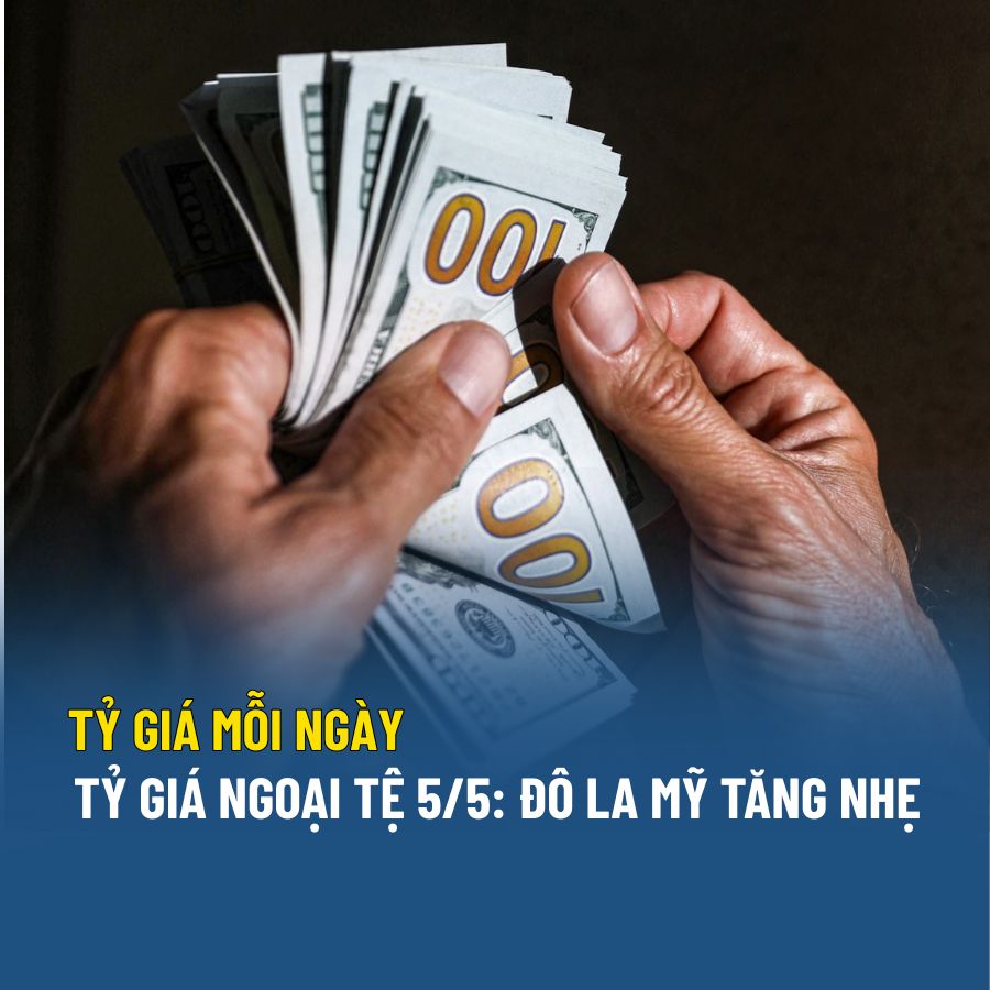 Tỷ giá ngoại tệ hôm nay 5/5: Đô la Mỹ giữ đà tăng, Euro điều chỉnh, Yên chưa phục hồi