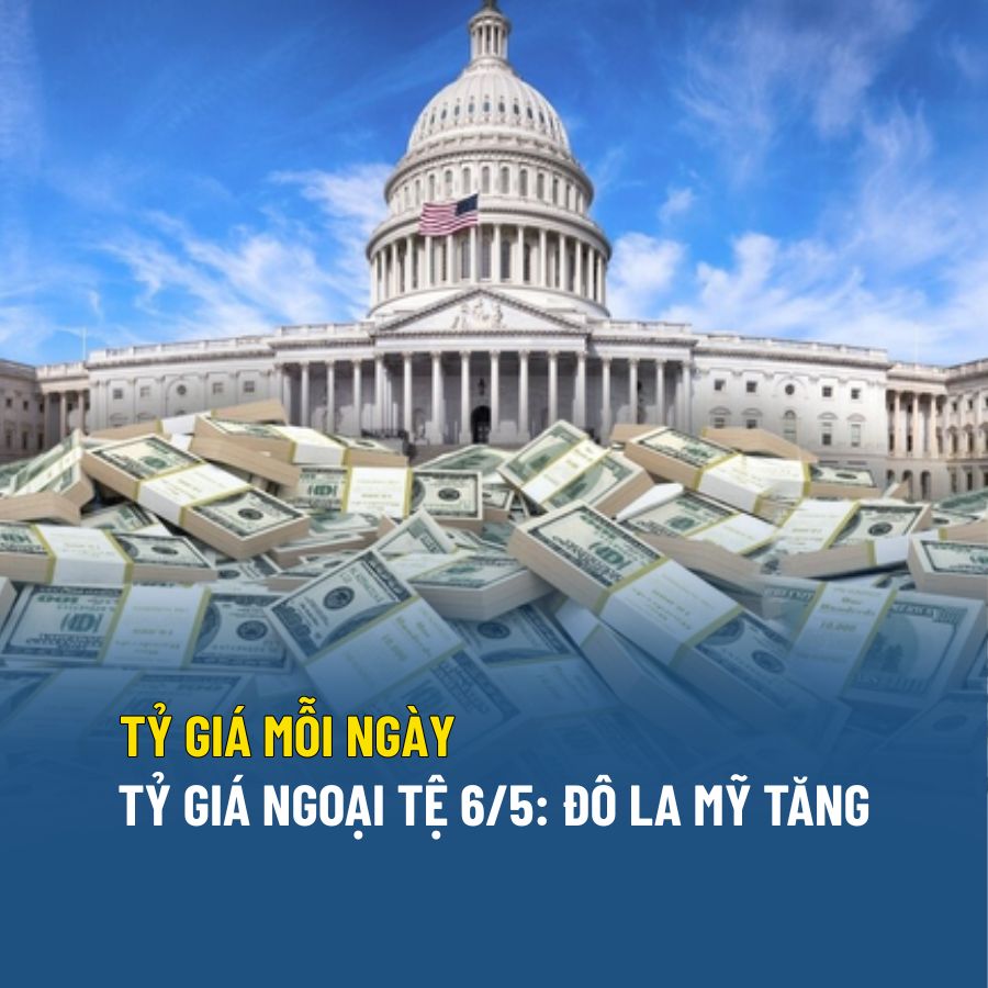 Tỷ giá ngoại tệ ngày 6/5: USD giữ thế thượng phong, Euro tạm nghỉ, Yên tiếp tục mờ nhạt