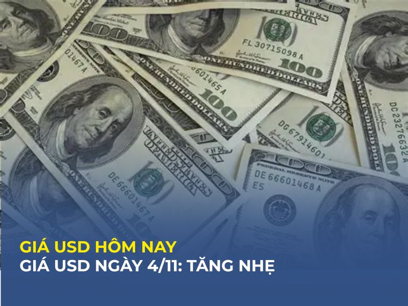 Tỷ giá USD hôm nay (4-11): Đồng USD tăng nhẹ 