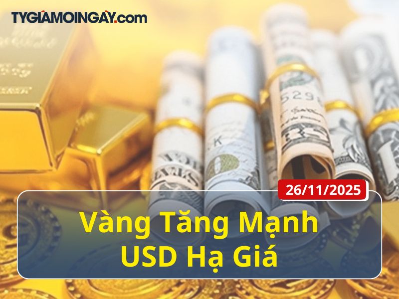 Vàng Tăng Mạnh, USD Hạ Giá: Cập Nhật Thị Trường 26/11