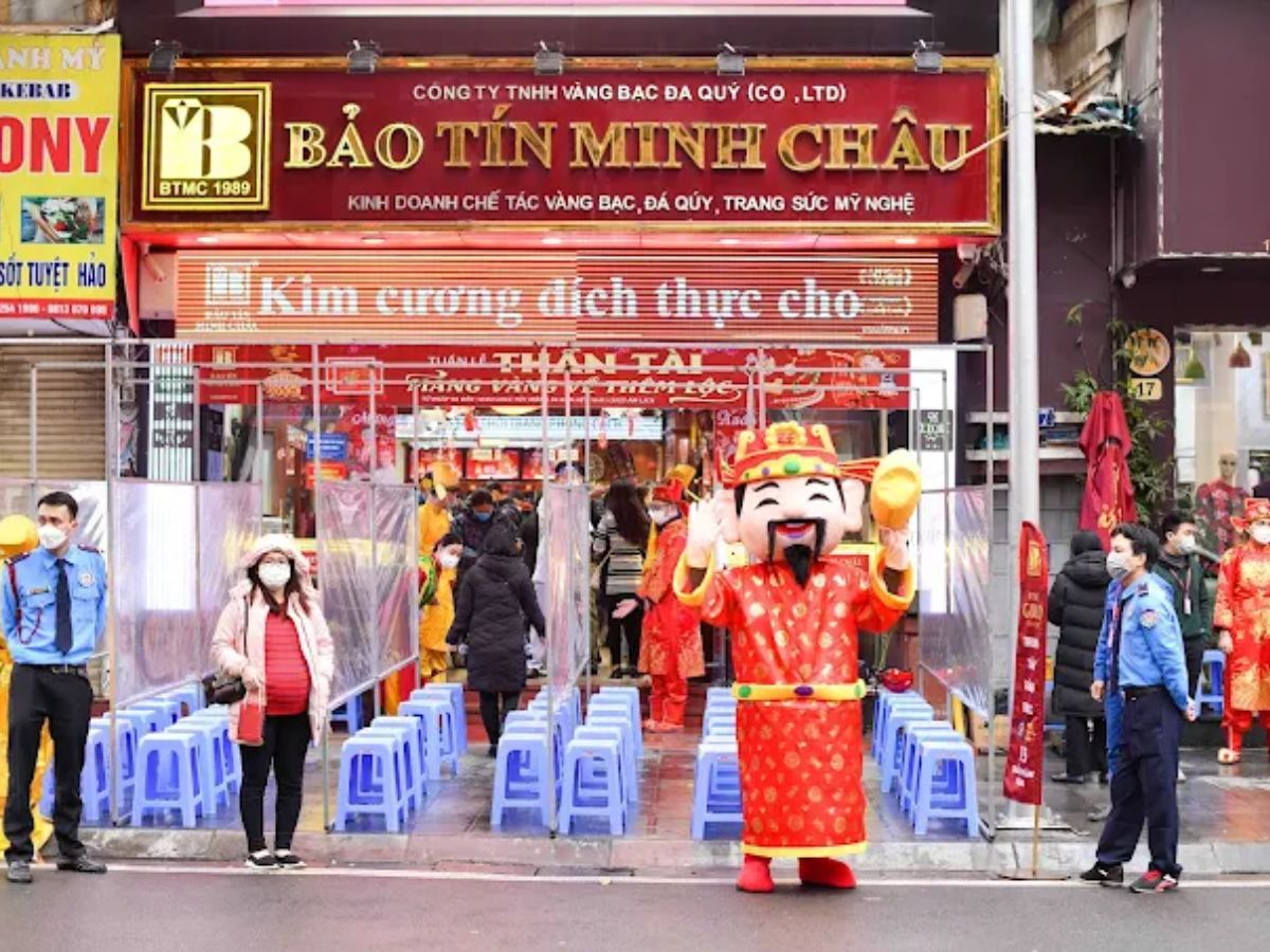 Một cơ sở của tiệm vàng Bảo Tín Minh Châu